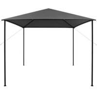 Prieel 180 g/m&amp;sup2; 3x3 m stof en staal antraciet 2
