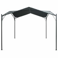 Prieel 3x3 m staal antraciet 2