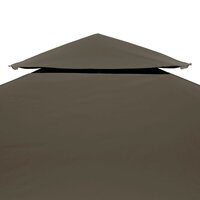 Prieeldak 2-laags 310 g/m&amp;sup2; 3x3m taupe 3