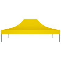 Partytentdak 270 g/m&amp;sup2; 4,5x3 m geel 3