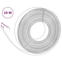 Tuinbegrenzing 10 m 10 cm polyetheen zwart 6
