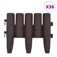 Gazonranden 36 st 10 m PP bruin 2