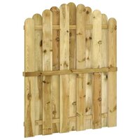 Poort 100x125 cm ge&amp;iuml;mpregneerd grenenhout 3