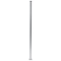 Schuttingpalen 2 st 185 cm aluminium 3