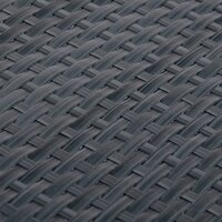 Balkonscherm 300x80 cm poly rattan antracietkleurig 6
