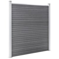 Schutting 1737x186 cm HKC grijs 5