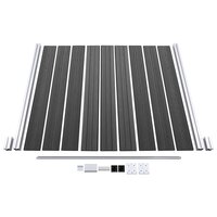 Schuttingpanelenset 353x186 cm HKC zwart 5