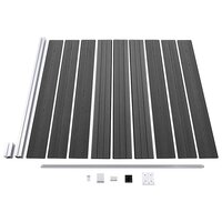 Schuttingpanelenset 1045x186 cm HKC zwart 6