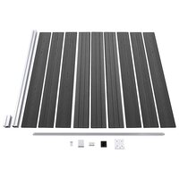Schuttingpanelenset 1218x186 cm HKC zwart 6