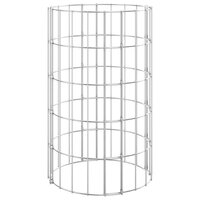 Gabion paal rond &amp;Oslash;30x50 cm gegalvaniseerd staal 2