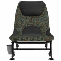 Visbed met verstelbare modderpoten inklapbaar camouflage 3