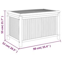 Tuinbox 90x52x55 cm bamboe 8