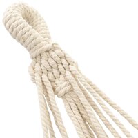 Hangmat 260x150 cm cr&amp;egrave;mekleurig 4