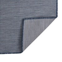 Buitenkleed platgeweven 80x250 cm blauw 2