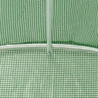 Tuinkas met stalen frame 12 m&amp;sup2; 6x2x2 m groen 9