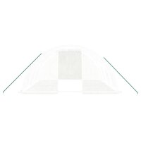 Kas met stalen frame wit 16 m&amp;sup2; 4x4x2 m 4
