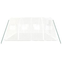 Kas met stalen frame wit 16 m&amp;sup2; 4x4x2 m 5