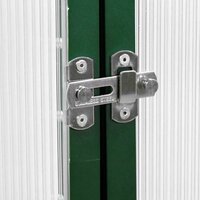 Tuinkas met basisframe 169x58x195 cm aluminium groen 7