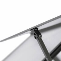 Tuinkas met basisframe 169x58x195 cm aluminium antracietkleurig 8