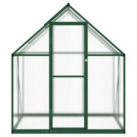 Tuinkas met basisframe 169x114x195 cm aluminium groen 3