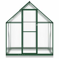 Tuinkas met basisframe 169x114x202 cm aluminium groen 3