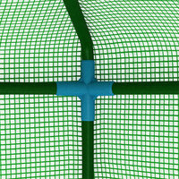 Tuinkas met schappen 143x143x195 cm staal 7
