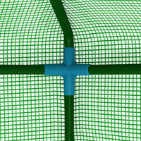 Kas met stalen frame 0,5 m&amp;sup2; 1x0,5x1,9 m 8