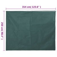 Plantenhoes met ritssluiting 70 g/m&amp;sup2; 3,14x2,5 m 9