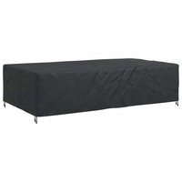 Tuinsethoes Effen Zwart 305 x 190 x 85 cm 420D 2