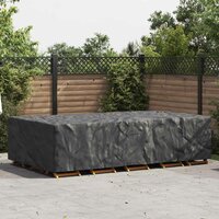 Tuinsethoes Effen Zwart 305 x 190 x 85 cm 420D 5