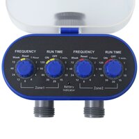 Watertimer met dubbele uitgang en kogelkranen 2