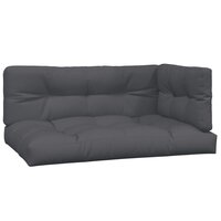 Tuinhoekbank pallet met kussens massief acaciahout 4