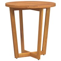 Tuinbijzettafel rond &amp;Oslash;70x75 cm massief acaciahout 2