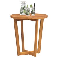 Tuinbijzettafel rond &amp;Oslash;70x75 cm massief acaciahout 4