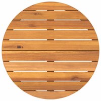 Tuinbijzettafel rond &amp;Oslash;70x75 cm massief acaciahout 8
