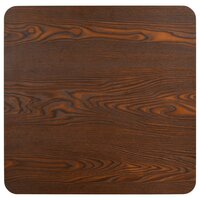 Bistrotafel 60x60 cm MDF donkerbruin 4