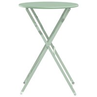 Bistrotafel Licht muntgroen &amp;Oslash; 50 x 71 cm Poedercoating staal 5
