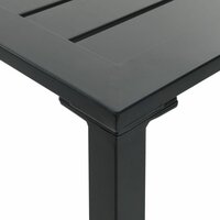 Bartafel 100x100x110 cm gepoedercoat staal zwart 7