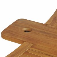 Bartafel inklapbaar 155x53x105 cm massief teakhout 8