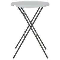 Bartafel inklapbaar 80x110 cm HDPE wit 2