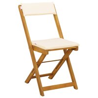 Bistrostoelen voor buiten 8 pcs Cr&amp;egrave;mewit 40 x 53 x 80 cm 4
