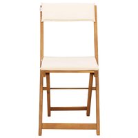 Bistrostoelen voor buiten 8 pcs Cr&amp;egrave;mewit 40 x 53 x 80 cm 6