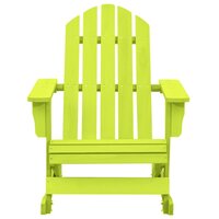 Schommelstoel Adirondack massief vurenhout groen 2