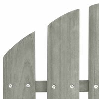 Tuinschommelstoel hout grijs 5