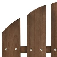 Tuinschommelstoel hout bruin 5