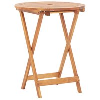 3-delige Bistroset stof en massief hout beige 5