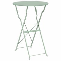 Vouw Bistroset 3 pcs Sea foam Staal 6