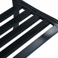 Tuinbank 125 cm staal zwart 5