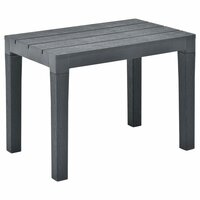 Tuinbanken 2 st kunststof antraciet 2