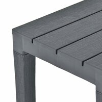 Tuinbanken 2 st kunststof antraciet 5
